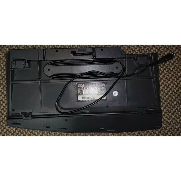 IBM SK-8806 Wired USB Keyboard 19K1760 Black With Palm Wrist Rest - WORKS! - Picture 6 of 7